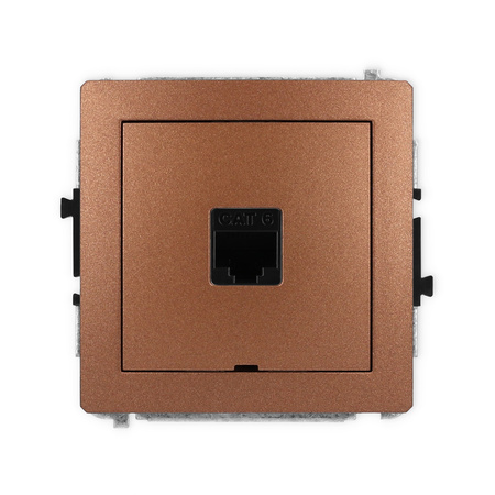 KARLIK DECO 9DGKBO-3 Gniazdo komputerowe pojedyńcze 1xRJ45