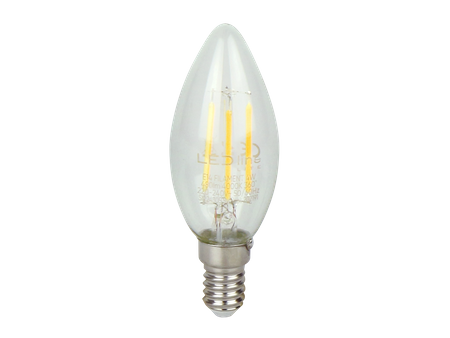 LED line LITE żarówka LED E14 4W 4000K 480lm 220-240V FILAMENT C35 ŚWIECZKA