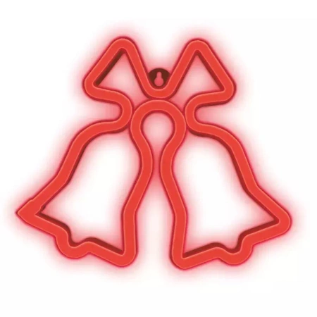 PLASTROL Neon T-90864 Neon LED CHRISTMAS DZWONKI czerwony FLNE17