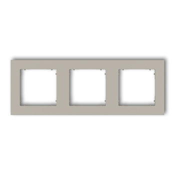 KARLIK MINI 60MR-3 Ramka uniwersalna potrójna kwadratowa z tworzywa