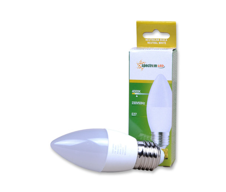 Spectrum led woj+14455 żarówka led świecowa e27 230v 1w nw