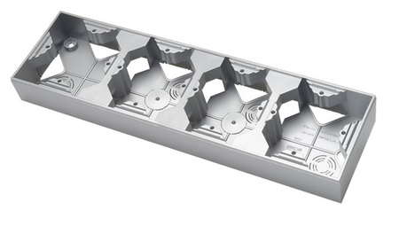 Ospel as PNP-4G/18 Puszka instalacyjna do serii As poczwórna