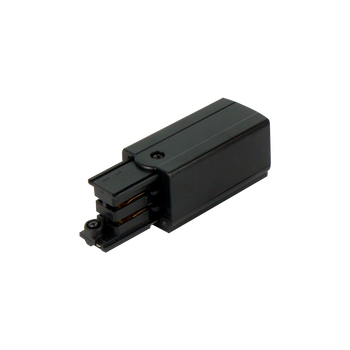 Przyłącze prądowe do szynoprzewodu LUMICANTO lewe czarne PRIME