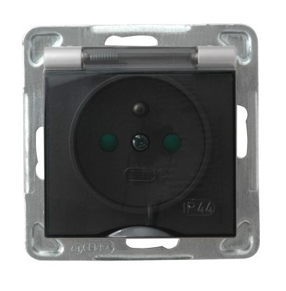 OSPEL IMPRESJA GPH-1YZP/m/18/d Gniazdo bryzgoszczelne z/u IP-44