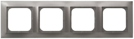 OSPEL IMPRESJA R-4Y/23 Ramka poczwórna tytan