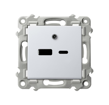 OSPEL SZAFIR GPUSB-2Z/m/00 Ładowarka USB A+C biały