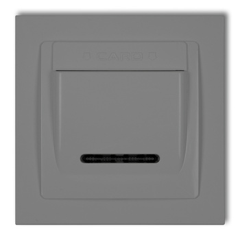 KARLIK DECO 27DSH-1 Łącznik hotelowy z ramką uniwersalną pojedynczą z tworzywa DECO