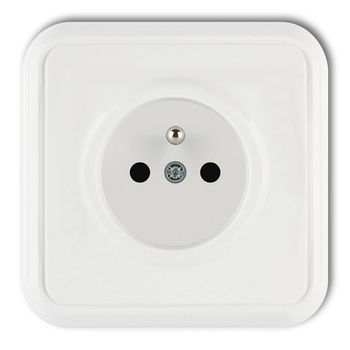 KARLIK LIZA GPT-1z  Gniazdo pojedyncze z uziemieniem 2P+Z