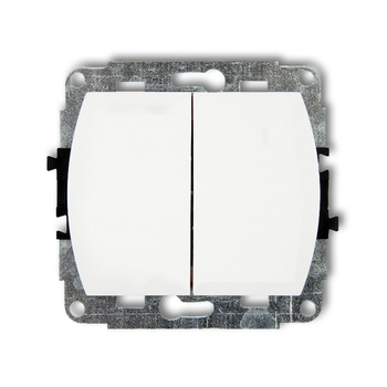 KARLIK TREND WP-44.1 Łacznik zwierny świecznikowy  (dwa klawisze bez piktogramów