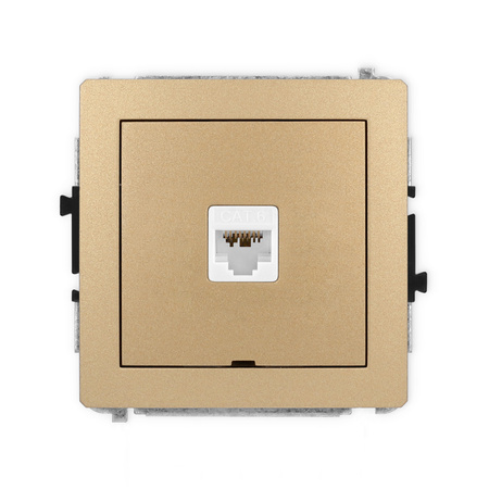 KARLIK DECO 8DGKBO-7  Gniazdo komputerowe pojedyńcze  1xRJ45