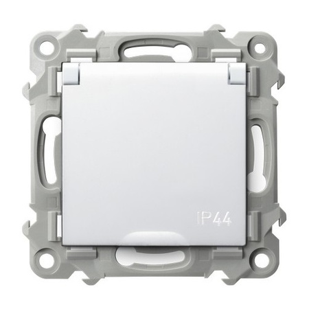 OSPEL SZAFIR GPH-1ZZ/m/00/w Gniazdo bryzgoszczelne z uziemieniem IP-44