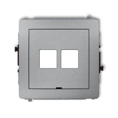 KARLIK DECO 7DGMBO-2P Gniazdo multimedialne podwójnego bez modułu