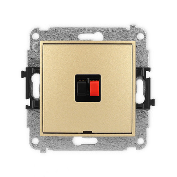 KARLIK MINI 29MGGBO-1  Gniazdo głośnikowe pojedyńcze