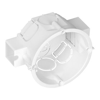 Puszka podtynkowa 60 mm płytka szeregowa, biała