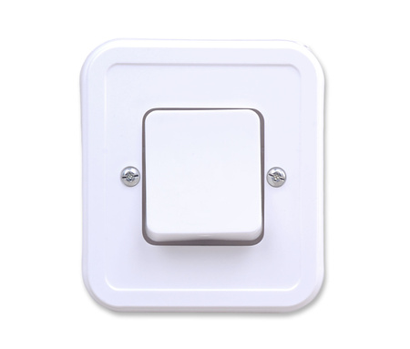 OSPEL PI ŁW-1P/00 Łącznik jednobiegunowy biały