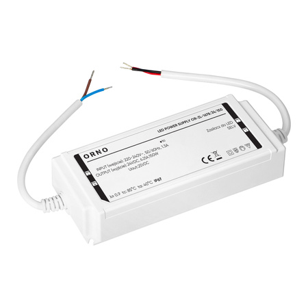Zasilacz LED, hermetyczny, 24V, 150W, IP67, plastikowa obudowa