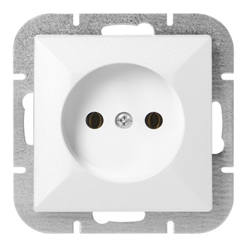 Gniazdo pojedyncze p/t 2P Pearl, 16A, 250V, PT-15P, biały