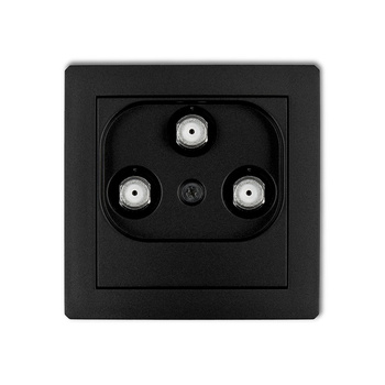 KARLIK DECO 12DGMV  Gniazdo multimedialne 3F DATA (Vectra)