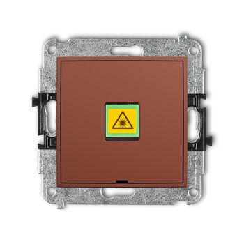 KARLIK MINI 63MGOPBO-1 Mechanizm gniazda światłowodowego/optycznego pojedynczego, bez pola opisowego