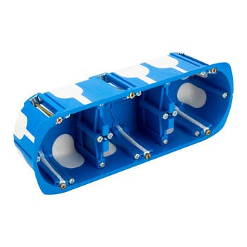 Puszka podtynkowa 60mm, wiatroszczelna, potrójna