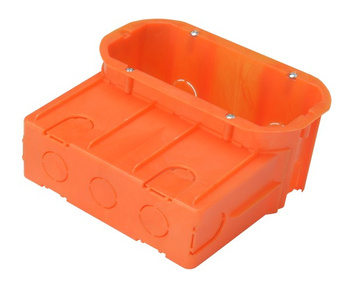 OSPEL PUSZKA PP-F2X60GŁ-P-K Puszka kieszenią podwójna wkręty 60 głęboka