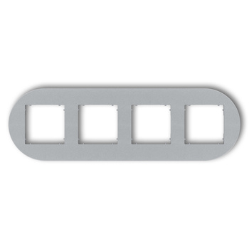 KARLIK MINI 7MRTO-4 Ramka uniwersalna poczwórna okrągła z tworzywa