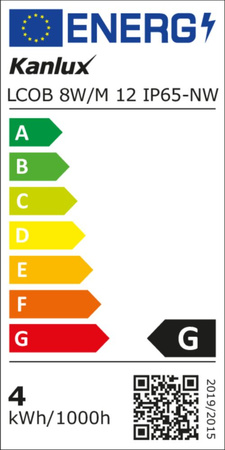 Kanlux LCOB 8W/M 12 IP65-NW 33367 Taśma LED