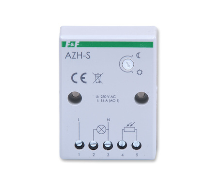 F&F AZH-S AUTOMAT ZMIERZCHOWY 230V Z SONDĄ ZEWNETRZNĄ