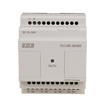 F&F Moduł rozszerzeń FLC18E-RS485 z interfejsem komunikacyjnym RS-485.