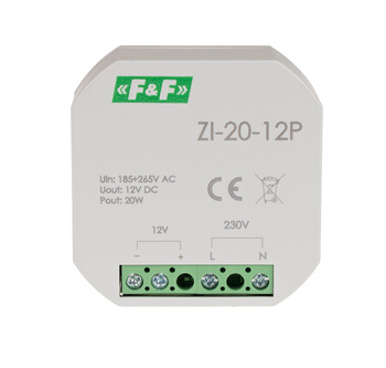 F&F Impulsowy zasilacz ZI 20-12P