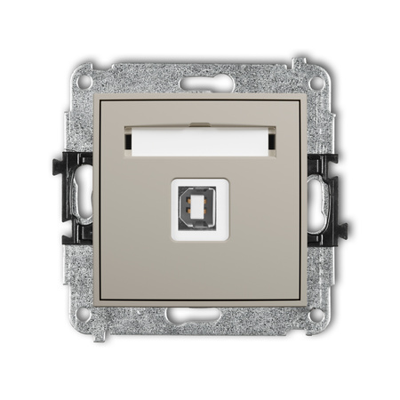 KARLIK MINI 60MGUSB-3 Mechanizm gniazda pojedynczego USB A-B 2.0