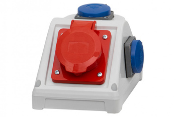 F-ELEKTRO F3.0053 Rozdzielnica kombi 16/5, 2x230V(góra/prawy bok)