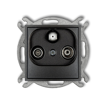 KARLIK ICON 11IGM  Gniazdo abonenckie RTV-SAT końcowego multimedialnego (Internet)