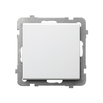 OSPEL SONATA ŁP-1R/m/75 Łącznik jednobiegunowy biały