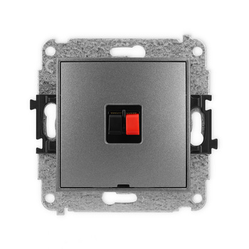 KARLIK MINI 11MGGBO-1  Gniazdo głośnikowe pojedyńcze