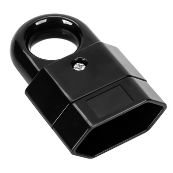 Gniazdo EURO płaskie, 10A czarne