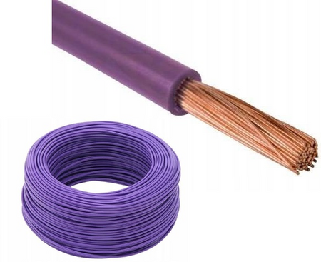 ELTRIM 07V-K 1mm2 450/750V fioletowy | LGY 1mm2 fioletowy