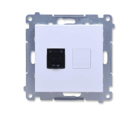 Kontakt Simon 55 t61.01/111 gniazdo komputerowe pojedyncze rj45 kat. 6e