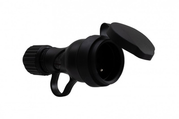 F-ELEKTRO Gniazdo gumowe z uchem 16A 230V IP44 81034