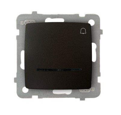 OSPEL KARO ŁP-6SS/m/40 Łącznik zwierny "dzwonek" z podświetleniem 