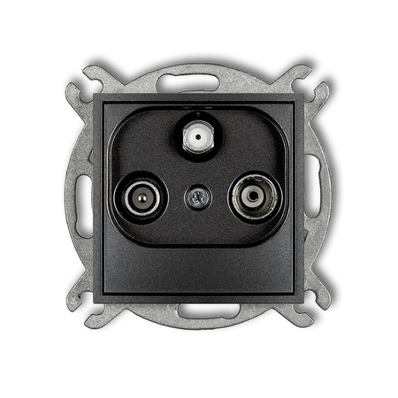 KARLIK MINI 11MGSP Gniazdo abonenckie RTV-SAT przelotowego 10dB