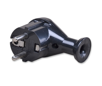 Orno or-ae-13261/b  wtyczka kątowa 2p+z uni-schuko