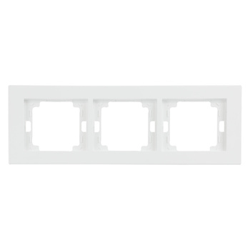 Ramka potrójna Onyx, Ra-3O, biały