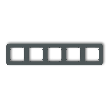 KARLIK MINI 28MRTZ-5 Ramka uniwersalna pięciokrotna zaokrąglona z tworzywa