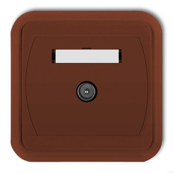 KARLIK LIZA 4GTV-1L  Gniazdo antenowe pojedyncze TV