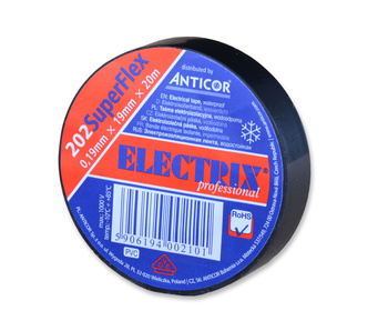 Electrix 202 0,19mm x 19mm x 20m czarna