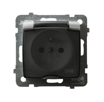 OSPEL KARO GPH-1SZ/m/43/d Gniazdo bryzgoszczelne z uziemieniem IP-44