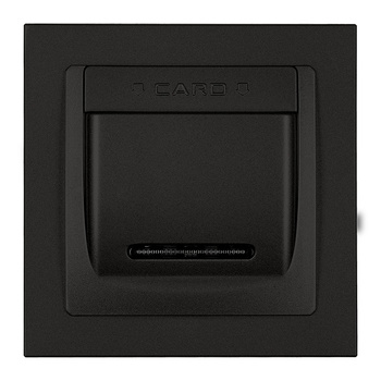 KARLIK DECO 12DSH-1 Łącznik hotelowy z ramką uniwersalną pojedynczą z tworzywa DECO