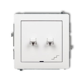 KARLIK DECO 25DWPUS-33 Łącznik podwójny schodowego w stylu amerykańskim