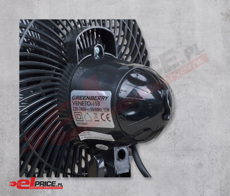 KANLUX VENETO-15B WENTYLATOR BIURKOWY Z KLIPSEM